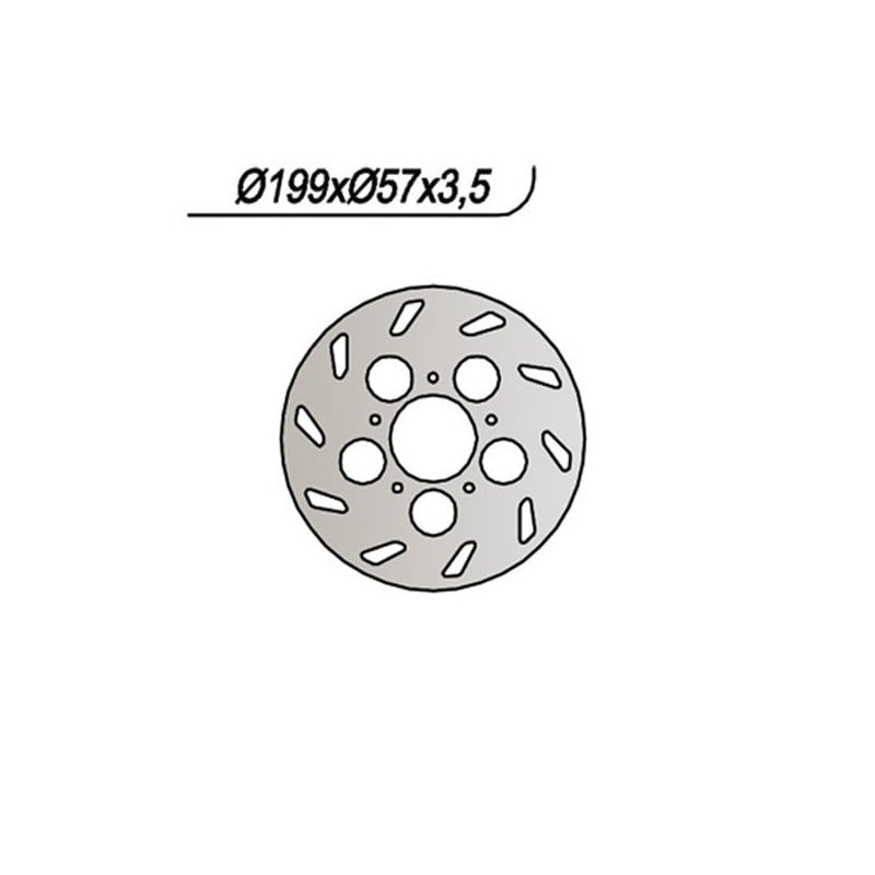 311 REAR BRAKE DISC Rieju RS 1 Castrol Series 1999+ NG