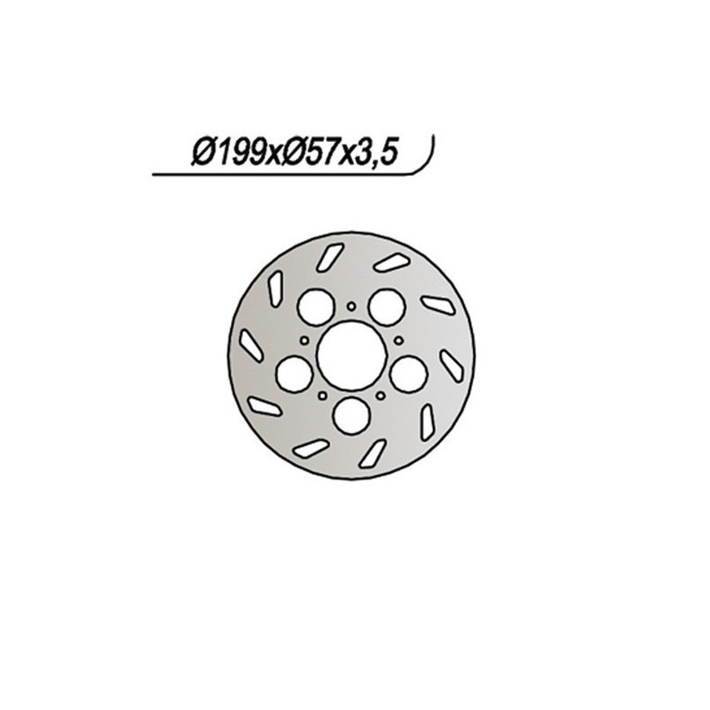 311 TARCZA HAMULCOWA TYLNA Rieju RS 1 Castrol Series 1999+ NG
