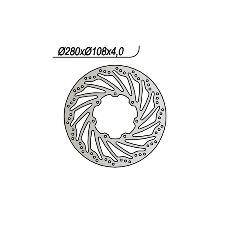 822 FRONT BRAKE DISC Rieju RS 2 Matrix 2003+ NG