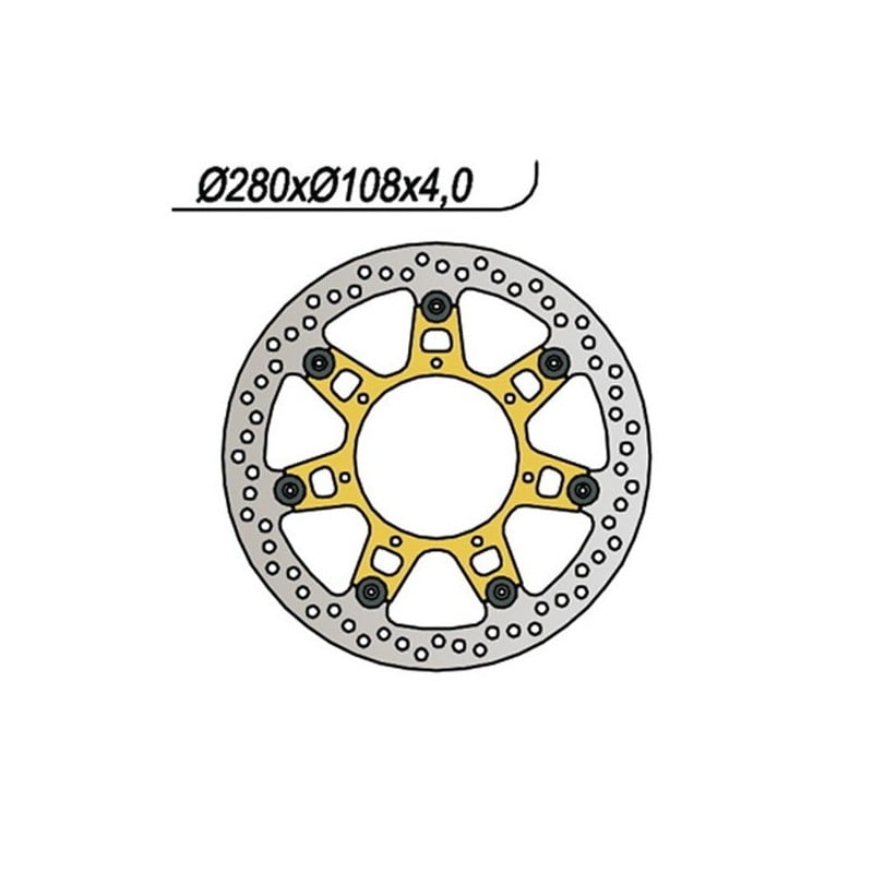 024 FRONT BRAKE DISC Rieju RS 2 Matrix 2003+ NG