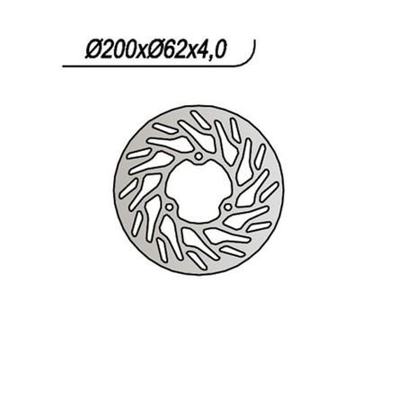 844 DISQUE DE FREIN ARRIERE Rieju SMX 2001+ NG