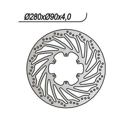 865 VORDERE BREMSSCHEIBE Rieju RS2 Naked 2006+ NG