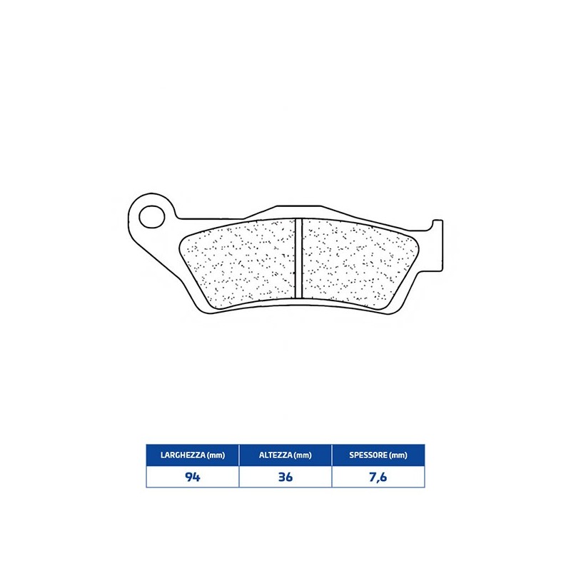 2352XBK5 FRONT BRAKE PAD 2352XBK5 Royal Enfield Bullet 2023+ CL BRAKES