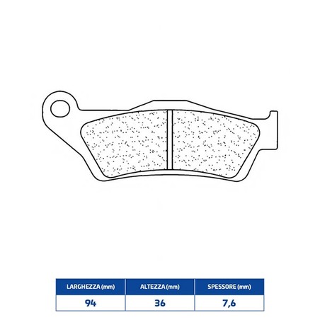 2352XBK5 KLOCKI HAMULCOWE PRZEDNIE 2352XBK5 Royal Enfield Himalayan 400 2018+ CL BRAKES