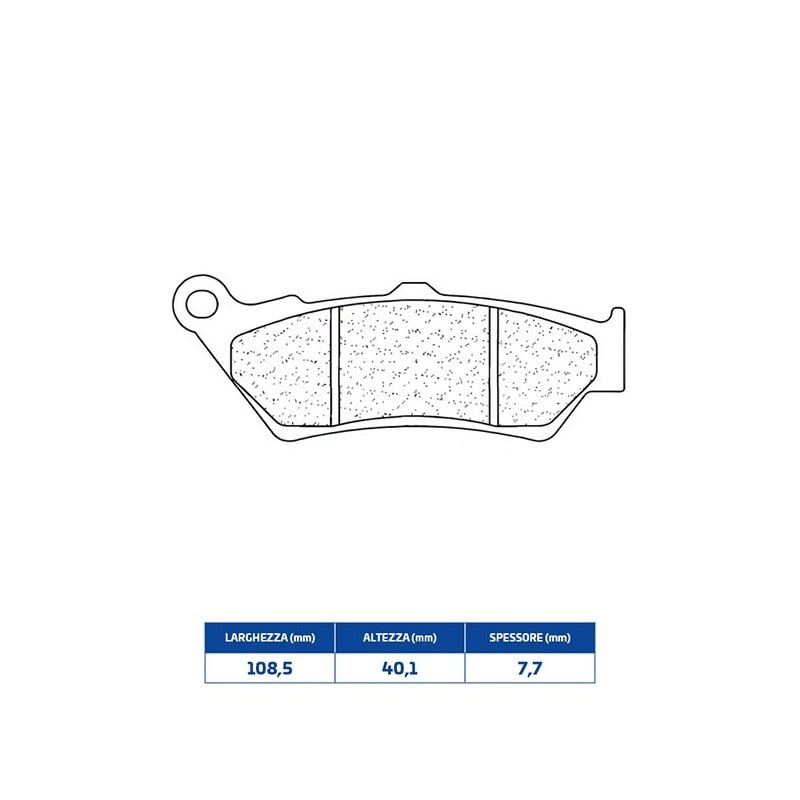 2396A3+ PLAQUETTE DE FREIN AVANT 2396A3+ Royal Enfield Super Meteor 2023+ CL BRAKES
