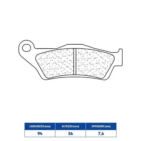 2352XBK5 PLAQUETTE DE FREIN ARRIERE 2352XBK5 Royal Enfield Super Meteor 2023+ CL BRAKES