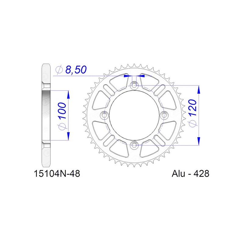 15104N:48 Suzuki RM RA 1989+ AFAM