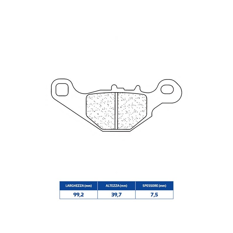 2914MX10 PASTIGLIA FRENO ANT. 2914MX10 Suzuki RM RB 2002+ CL BRAKES