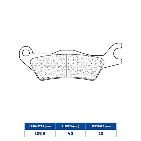 1258A3+ FRONT BRAKE PAD 1258A3+ Suzuki GSX R 2017+ CL BRAKES