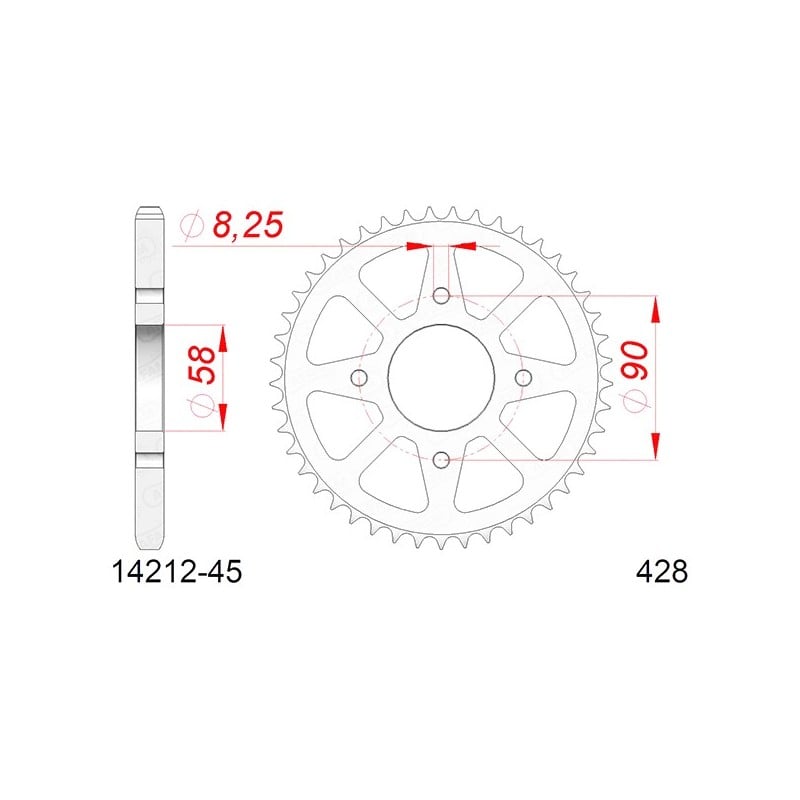 14212:45 Suzuki GSX R 2017+ AFAM