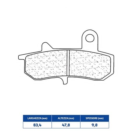 2388S4 REAR BRAKE PAD 2388S4 Suzuki R 1992+ CL BRAKES
