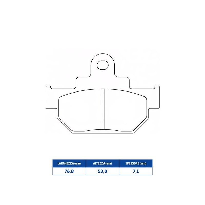 2387S4 FRONT BRAKE PAD 2387S4 Suzuki GZ Marauder 1999+ CL BRAKES