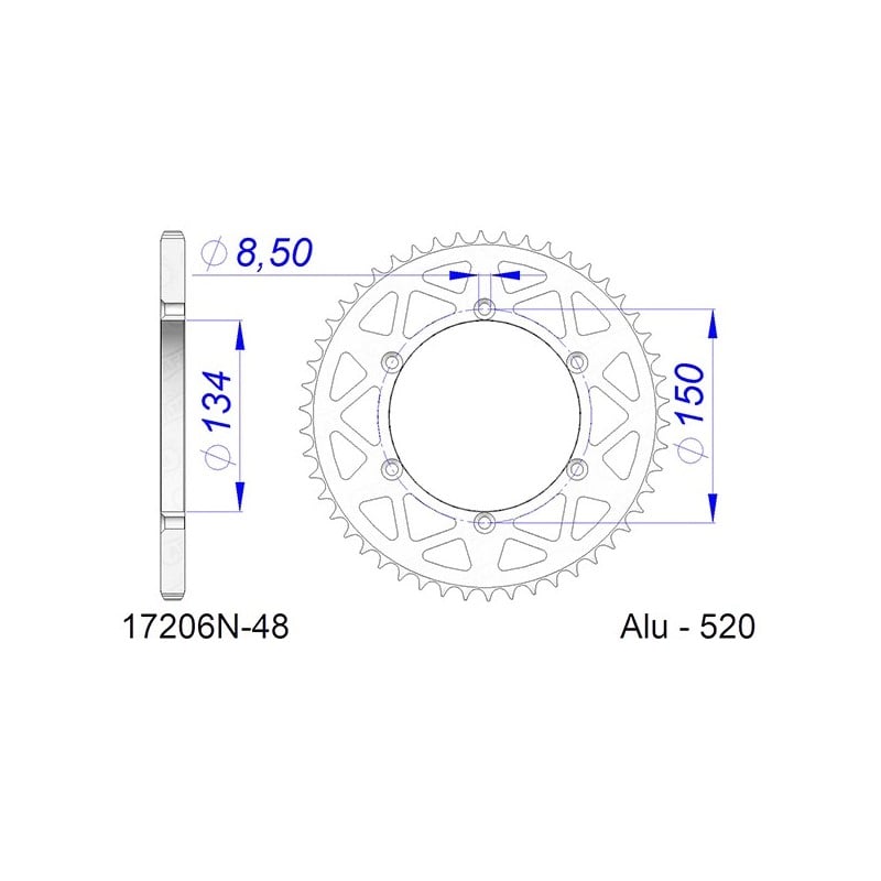 17206N:48 Suzuki RMZ 4T 2004+ AFAM