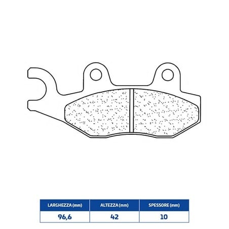 2288MX10 PASTILLA DE FRENO DELANTERA SX 2288MX10 Suzuki J 1987+ CL BRAKES