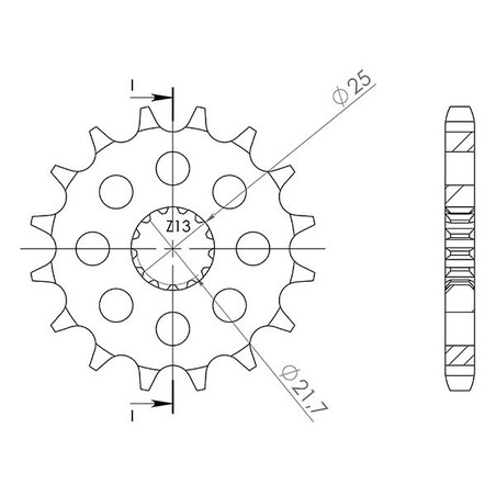 542280015 Suzuki SV 1998+ SGR - SPROCKETS