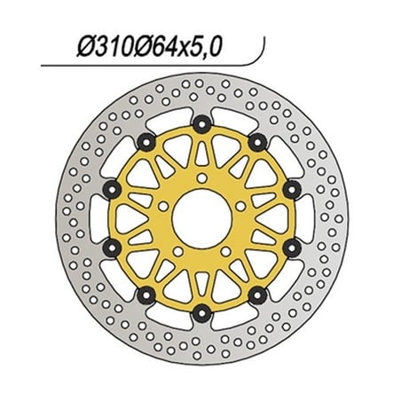 120 DISCO DE FRENO DELANTERO Suzuki GS 2001+ NG
