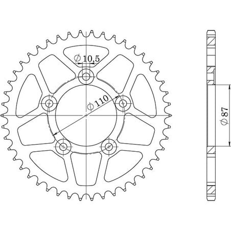 541440539 Suzuki GS 2004+ SGR - SPROCKETS