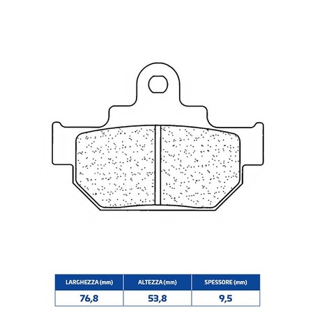 2386A3+ PLAQUETTE DE FREIN AVANT 2386A3+ Suzuki Dakar DR S 1985+ CL BRAKES