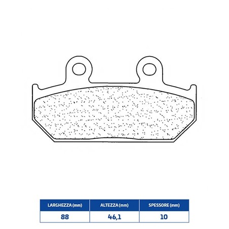 3066MSC PLAQUETTE DE FREIN ARRIERE 3066MSC Suzuki AN Burgman 2003+ CL BRAKES