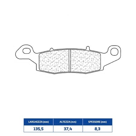 2384C60 PLAQUETTE DE FREIN AVANT DX 2384C60 Suzuki SFV Gladius ABS 2009+ CL BRAKES