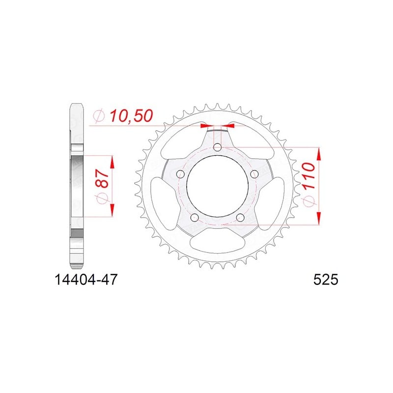 14404:47 Suzuki SV ABS 2007+ AFAM