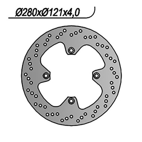 052 DISQUE DE FREIN AVANT Suzuki DR S Big 1988+ NG
