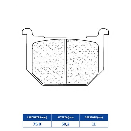 2694S4 PLAQUETTE DE FREIN AVANT 2694S4 Suzuki GSX E 1980+ CL BRAKES