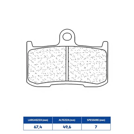 1083A3+ PLAQUETTE DE FREIN AVANT DX-SX 1083A3+ Suzuki GSX 8 F 2024+ CL BRAKES