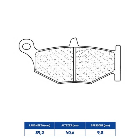 1163RX3 PLAQUETTE DE FREIN ARRIERE 1163RX3 Suzuki DL V Strom ABS 2014+ CL BRAKES