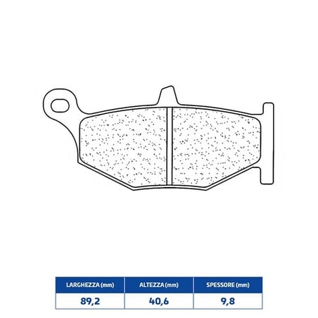 1163RX3 PASTIGLIA FRENO POST. 1163RX3 Suzuki DL V Strom 2020+ CL BRAKES