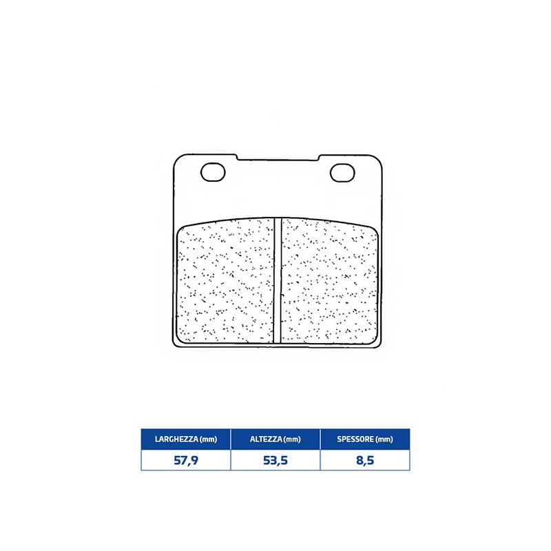 2280A3+ FRONT BRAKE PAD 2280A3+ Suzuki VS GLF Intruder 1987+ CL BRAKES
