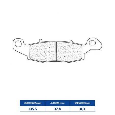 2383S4 PLAQUETTE DE FREIN AVANT SX 2383S4 Suzuki VZ M90 Boulevard 2009+ CL BRAKES
