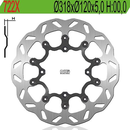 722X DISQUE DE FREIN AVANT Swm R RS 2015+ NG
