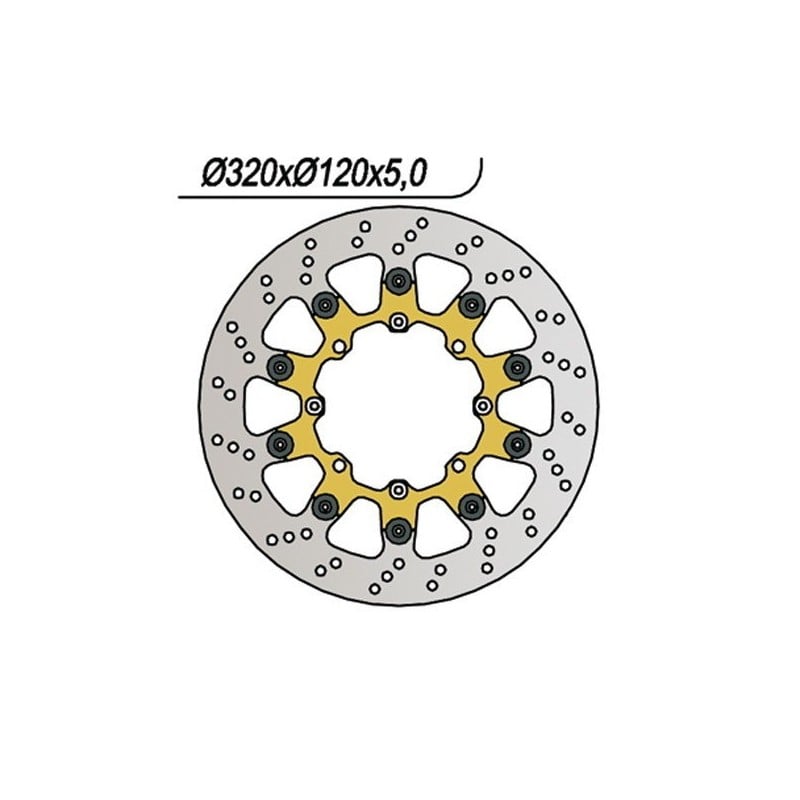 722 FRONT BRAKE DISC Swm R RS 2015+ NG