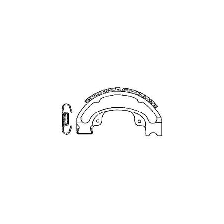 655237 REAR BRAKE SHOES Sym Fiddle 2021+ SPECIALBRAKESHOE