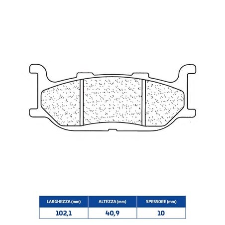 2391A3+ KLOCKI HAMULCOWE PRZEDNIE 2391A3+ Sym NH X CBS 2019+ CL BRAKES