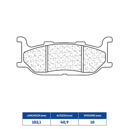 2391S4 PLAQUETTE DE FREIN AVANT 2391S4 Sym NH X CBS 2019+ CL BRAKES
