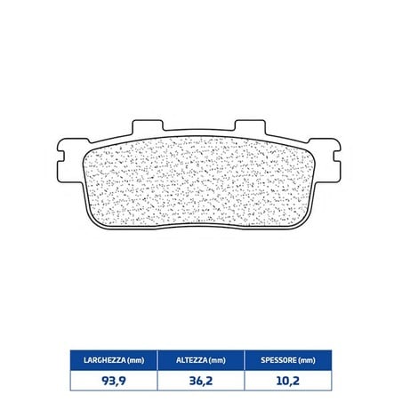 3092MSC PASTILLA DE FRENO TRASERO 3092MSC Sym CRUISYM KEYLESS E5 2023+ CL BRAKES