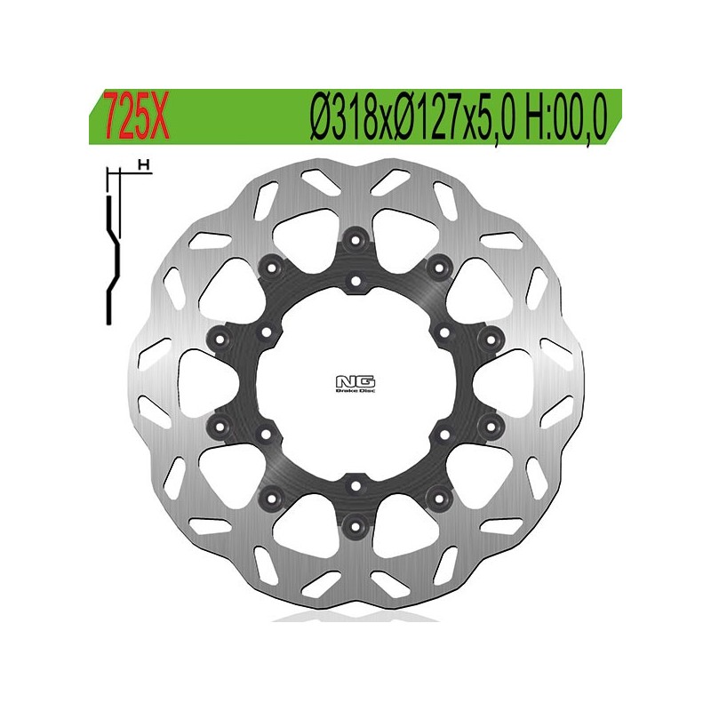 725X FRONT BRAKE DISC Triumph TF X 2024+ NG