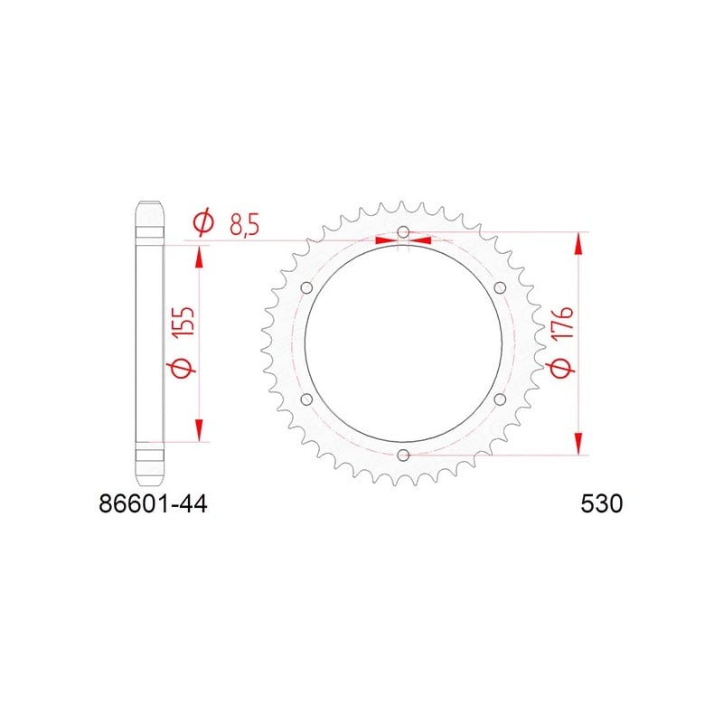 86601:44 Triumph Speed Triple EFI 2002+ AFAM