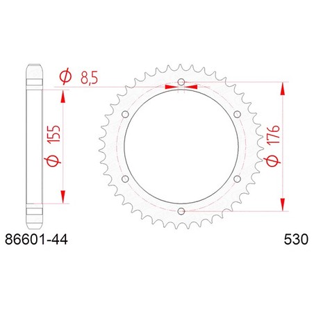 86601:44 Triumph Speed Triple EFI 2002+ AFAM