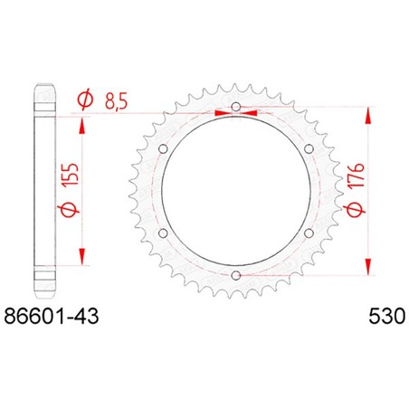 86601:43 Triumph Speed Triple EFI 1999+ AFAM