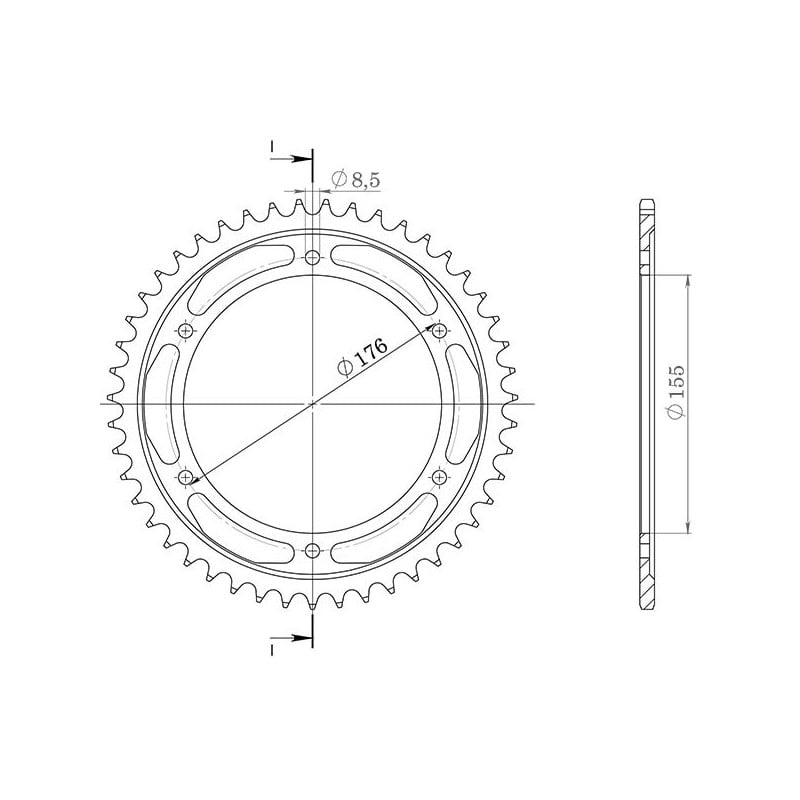 548760143 Triumph Speed Triple R ABS 2011+ SGR - SPROCKETS
