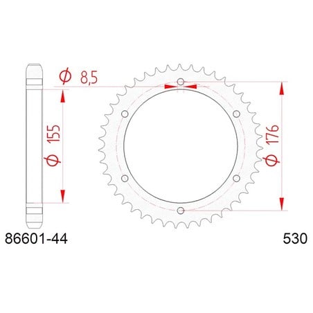 86601:44 Triumph Speed Triple RS 2018+ AFAM