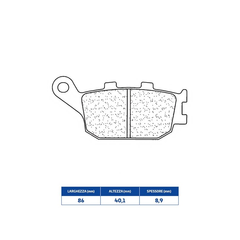 2296RX3 REAR BRAKE PAD 2296RX3 Voge DSX Valico 2023+ CL BRAKES