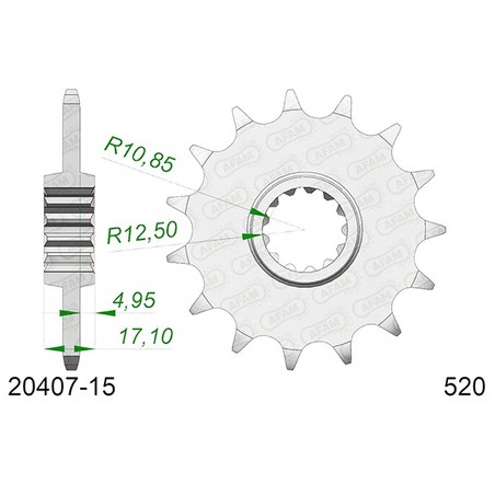 20407:15 PIGNONE AFAM S AC P520-D15 Voge E5 2021+ AFAM