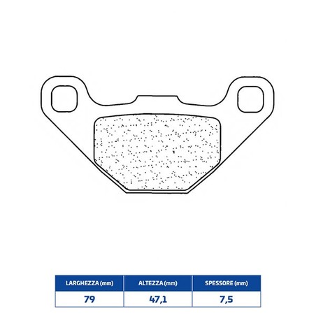 3024SC PASTILLA DE FRENO TRASERO 3024SC Voge DSX Valico 2024+ CL BRAKES
