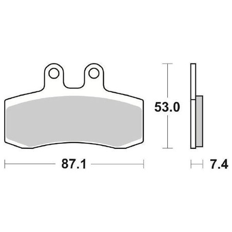 681HF PASTIGLIA FRENO ANT. DX-SX 681HF Voge DSX Valico 2024+ SBS
