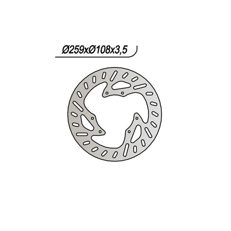 614 VORDERE BREMSSCHEIBE Yamaha DT X SM 2006+ NG