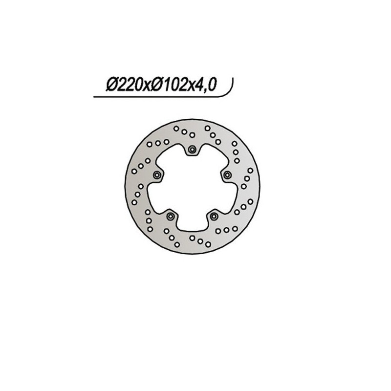 609 HINTERE BREMSSCHEIBE Yamaha TZR R 2003+ NG